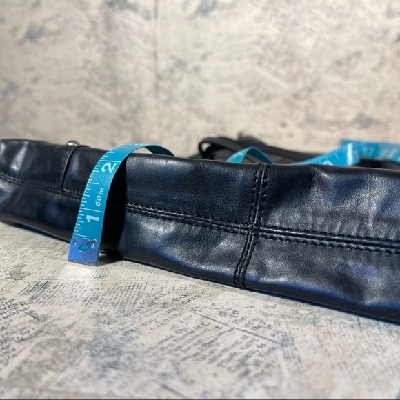 Chez by Cheryl Black Leather Studded Bag - Picture 11 of 12